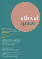Ethical Space Vol.15 Issue 3/4